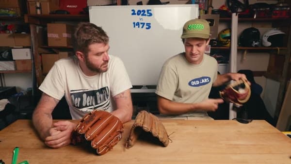 Sporting Goods Leather Baseball Glove, still from the video