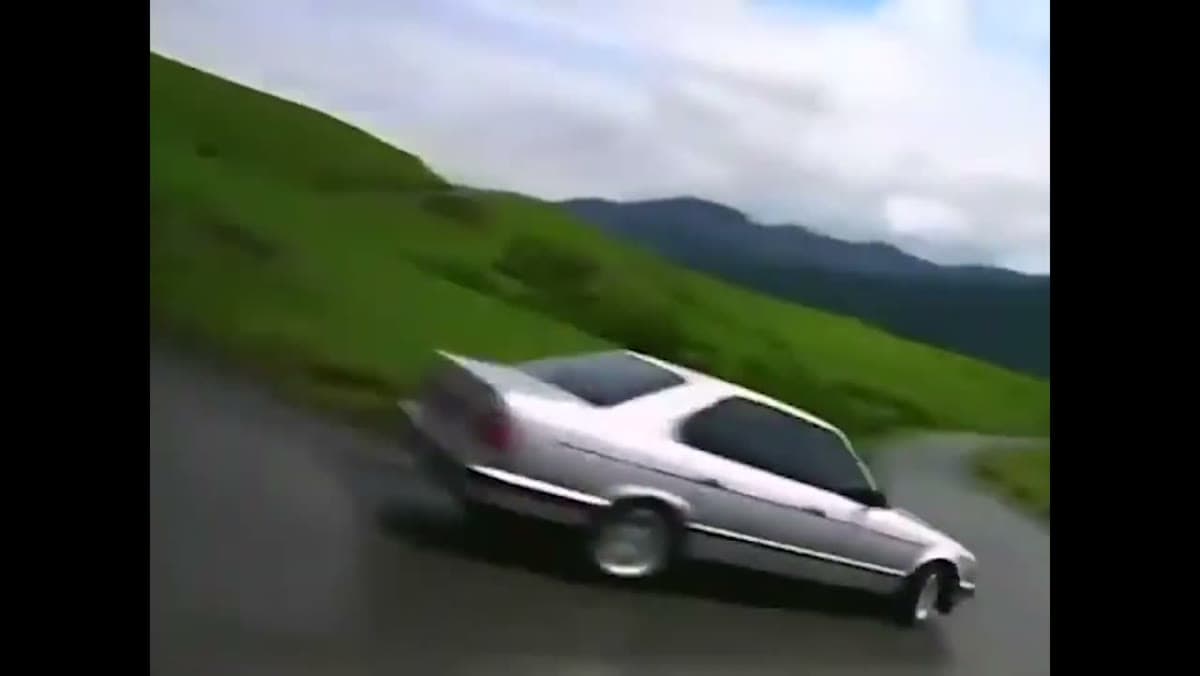 BMW E34 5 Series, still from the video