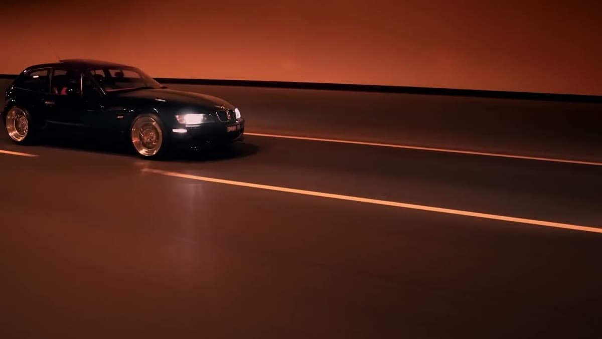 BMW Z3 M Coupe (Clown Shoe), still from the video