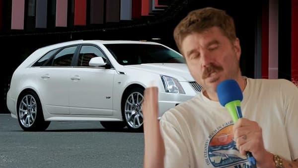 Cadillac CTS-V Wagon, still from the video