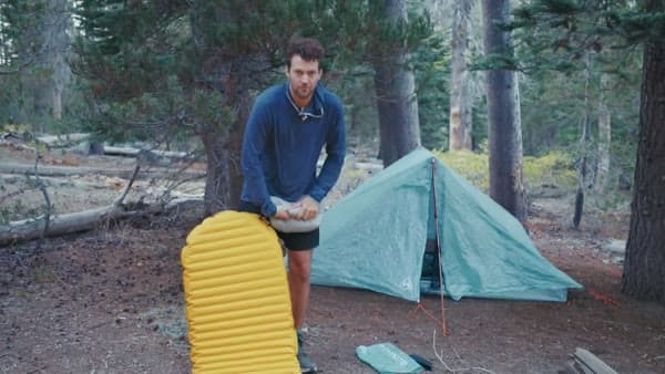 Ultralight Gear Dyneema Trekking-Pole Tent (2P), still from the video