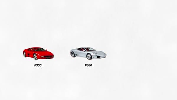 Ferrari 360 Modena, still from the video
