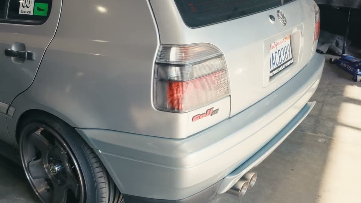 Hella Magic Color Tail Lights (Mk3 Golf), still from the video