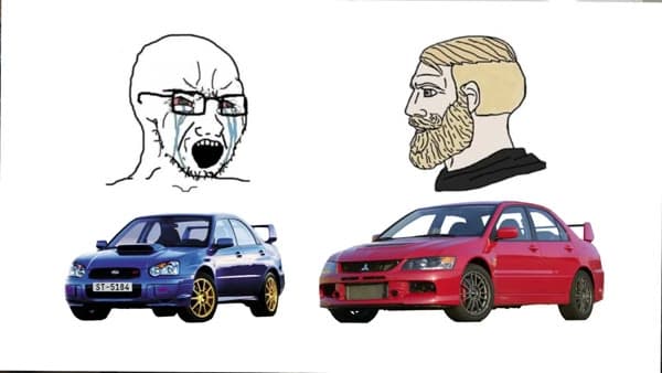 Mitsubishi Lancer Evolution VIII / IX, still from the video