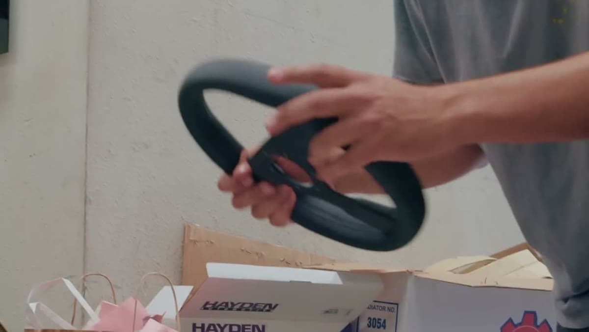 MOMO Steering Wheel, still from the video