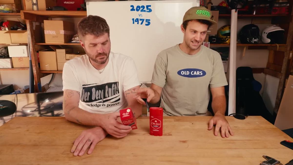 Old Spice Original Scent Deodorant, still from the video