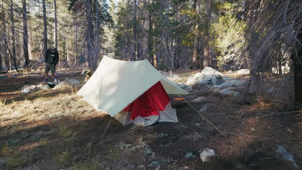 Sierra Designs Two-Man Nylon Tent (1970s), still from the video