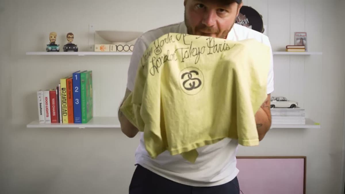 Stüssy Logo Tee, still from the video