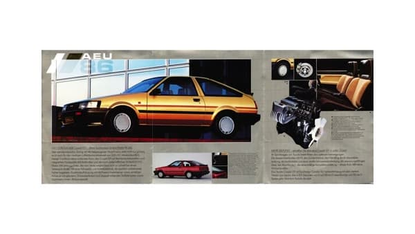 Toyota Corolla AE86 (Hachi-Roku), still from the video